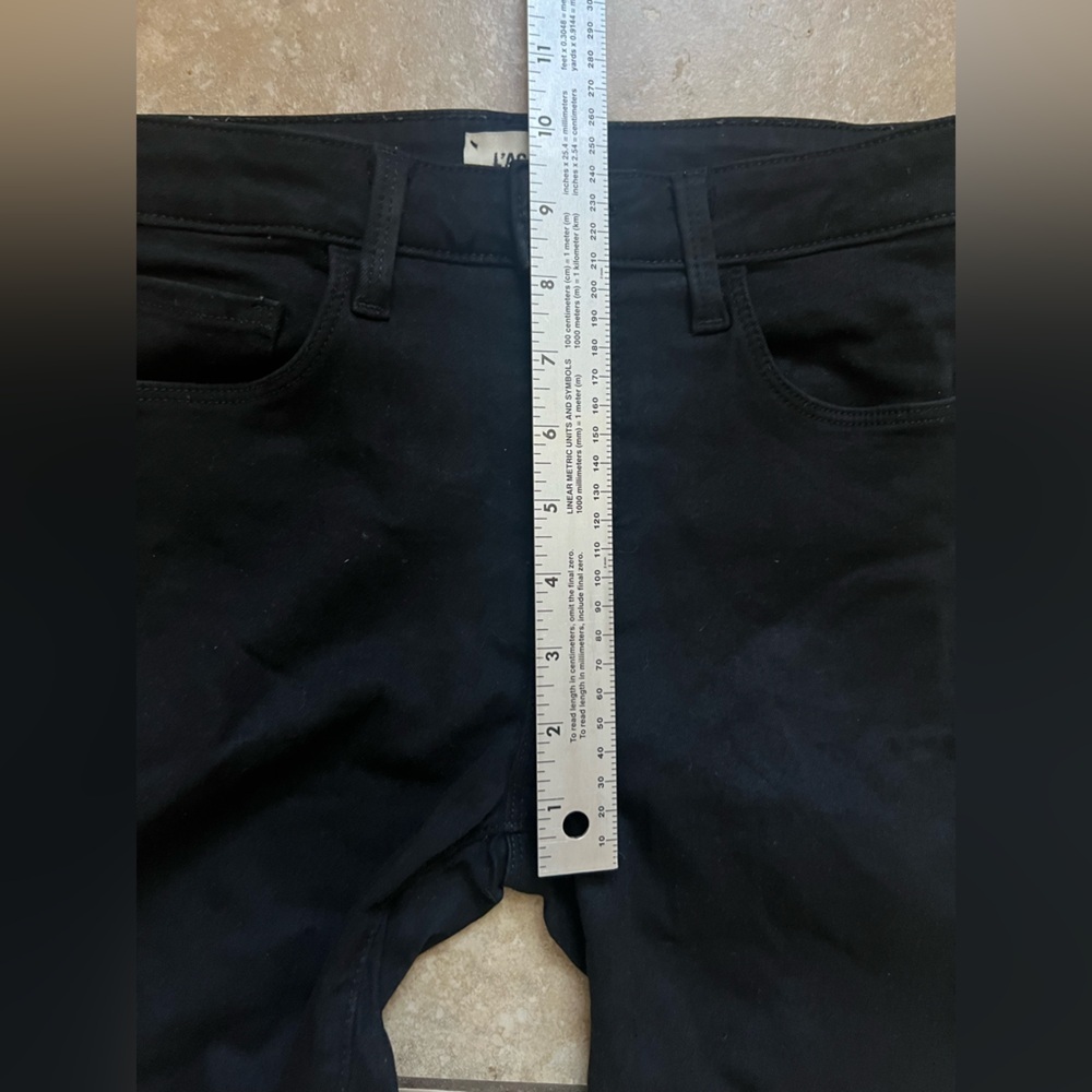 L’agence Margot Skinny Jean, Noir Black Size 26 High Rise - Picture 7 of 12